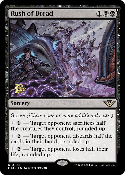 Rush of Dread 104 Rare Prerelease Cards Foil NM/M