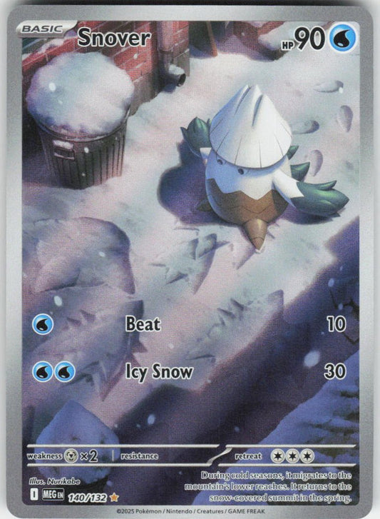 Snover - Illustration Rare ME01: Mega Evolution 140/132 NM