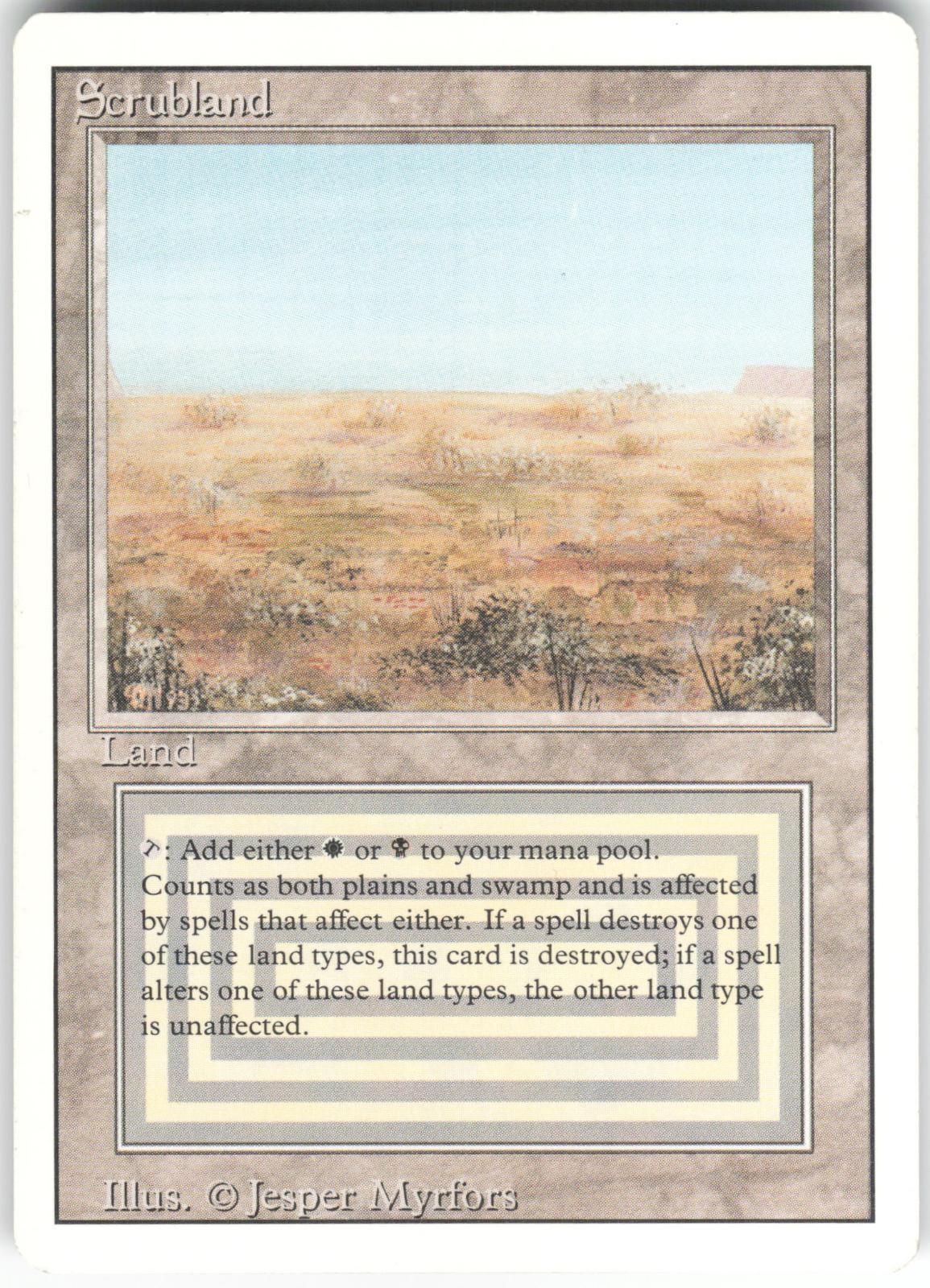 Scrubland Rare Revised Edition LP