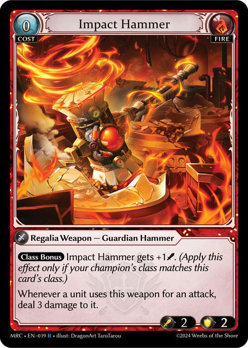 Impact Hammer 019 Rare Mercurial Heart NM/M