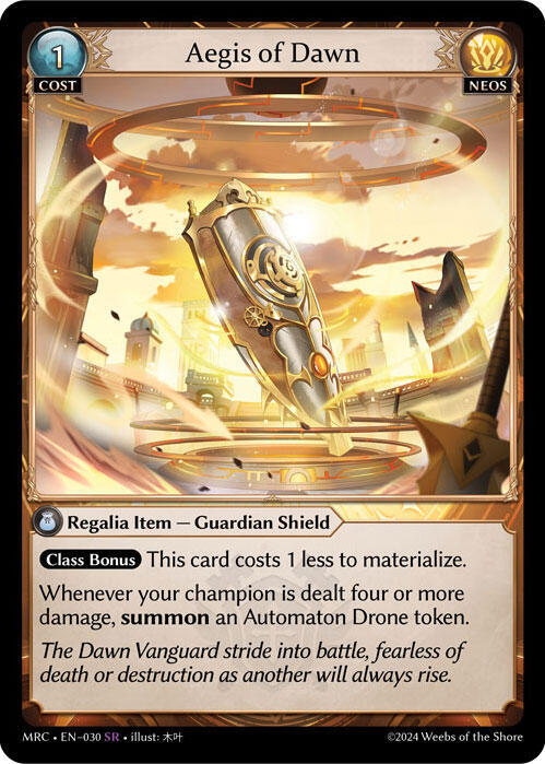 Aegis of Dawn 030 Super Rare Mercurial Heart NM/M