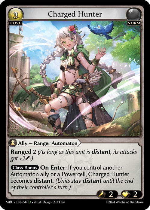 Charged Hunter 044 Uncommon Mercurial Heart NM/M