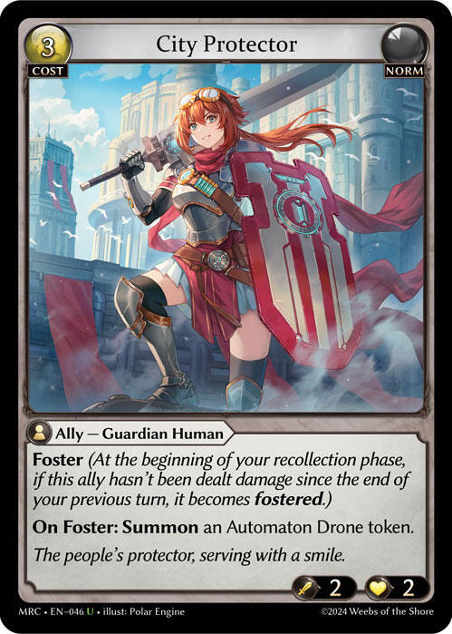 City Protector 046 Uncommon Mercurial Heart NM/M