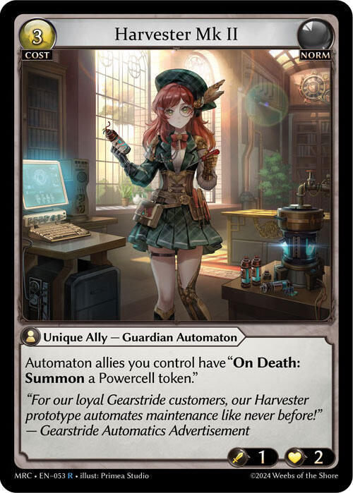 Harvester Mk II 053 Rare Mercurial Heart NM/M