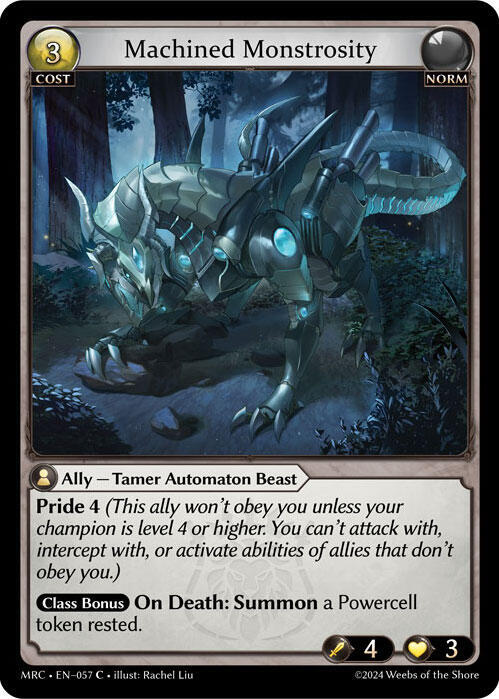 Machined Monstrosity 057 Common Mercurial Heart NM/M