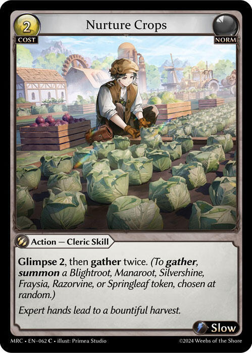 Nurture Crops 062 Common Mercurial Heart NM/M