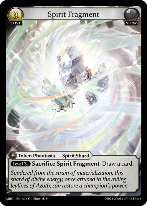 Spirit Fragment 073 Common Mercurial Heart NM/M