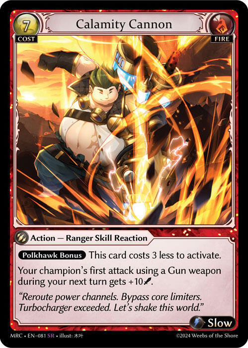 Calamity Cannon 081 Super Rare Mercurial Heart NM/M
