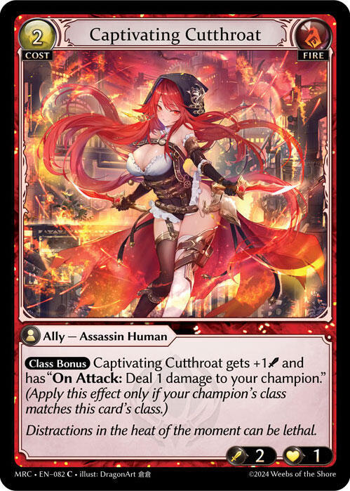 Captivating Cutthroat 082 Common Mercurial Heart NM/M