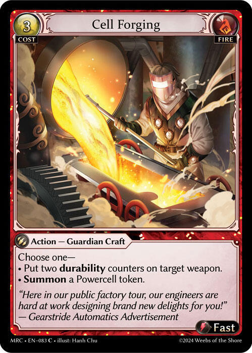 Cell Forging 083 Common Mercurial Heart NM/M