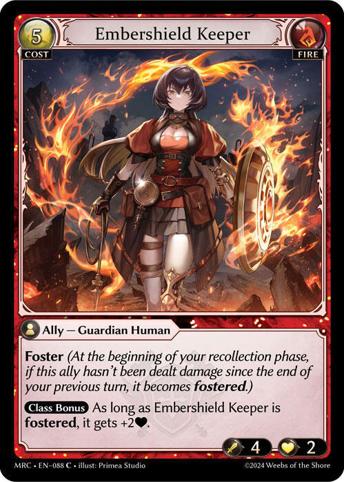 Embershield Keeper 088 Common Mercurial Heart NM/M