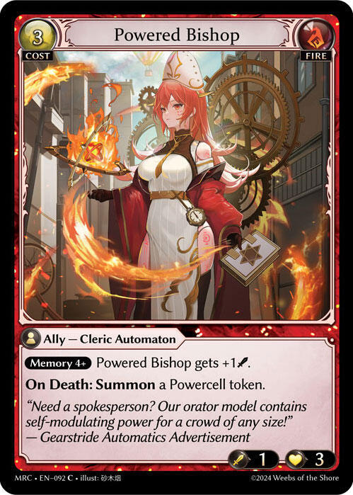 Powered Bishop 092 Common Mercurial Heart NM/M