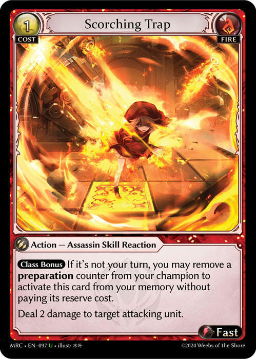 Scorching Trap 097 Uncommon Mercurial Heart NM/M