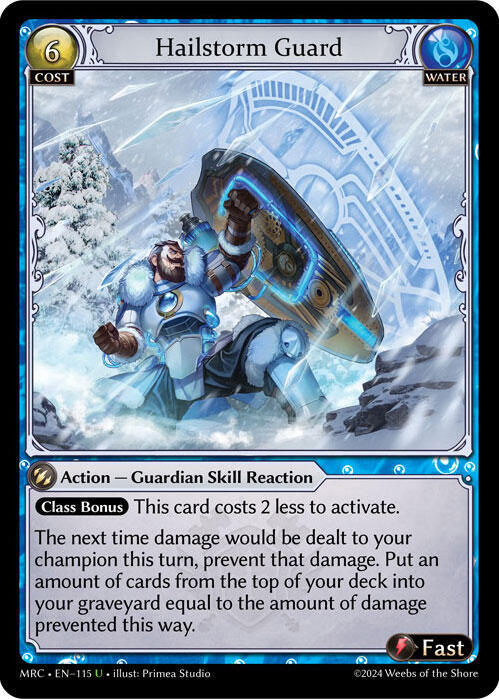 Hailstorm Guard 115 Uncommon Mercurial Heart NM/M