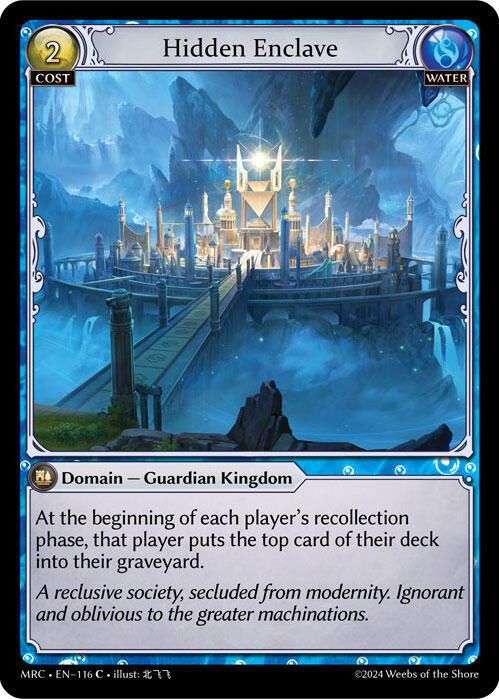 Hidden Enclave 116 Common Mercurial Heart NM/M