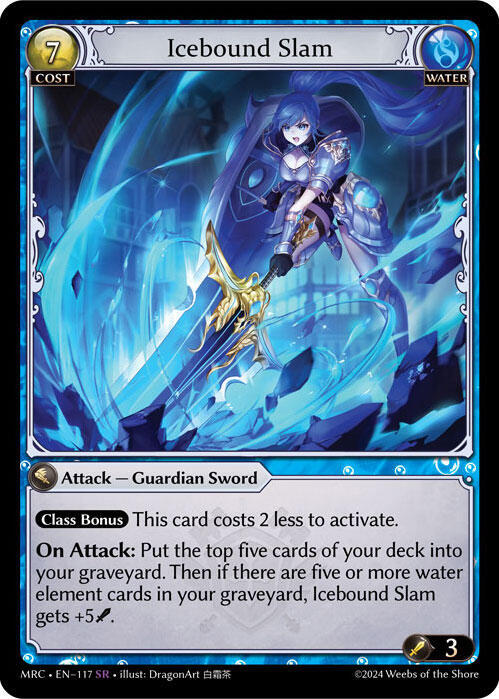 Icebound Slam 117 Super Rare Mercurial Heart NM/M
