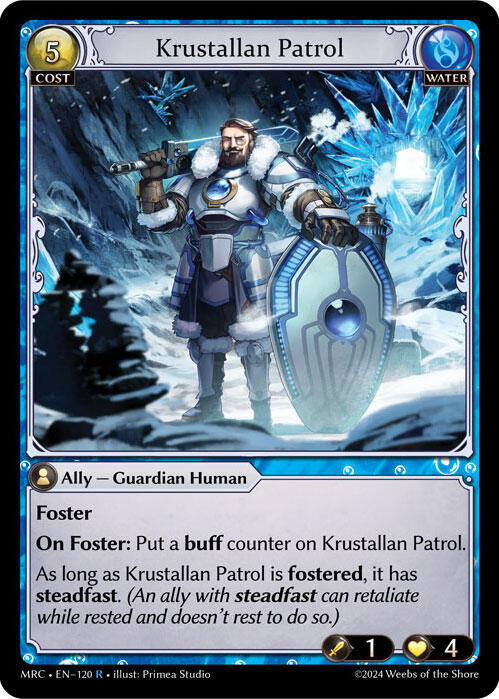 Krustallan Patrol 120 Rare Mercurial Heart NM/M