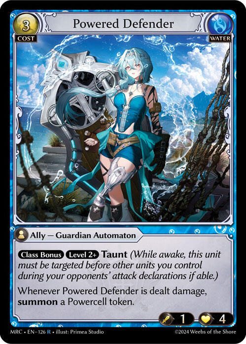 Powered Defender 126 Rare Mercurial Heart NM/M