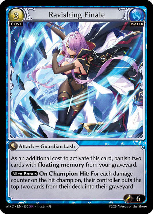 Ravishing Finale 130 Super Rare Mercurial Heart NM/M