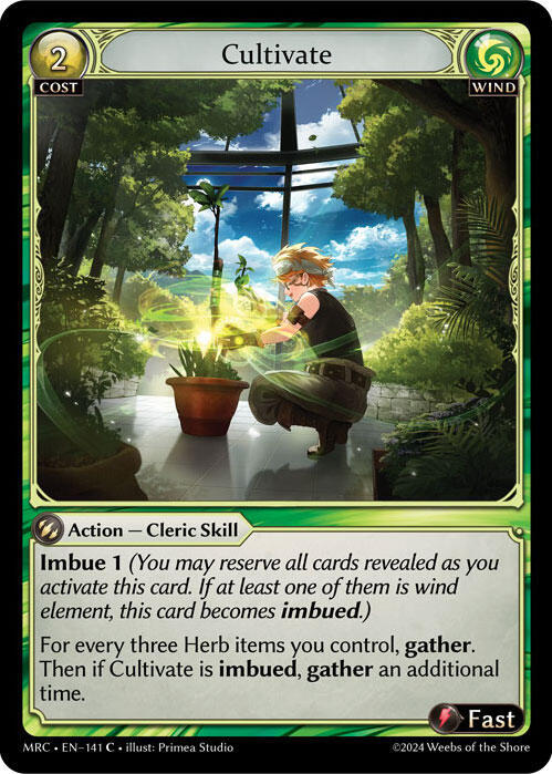 Cultivate 141 Common Mercurial Heart NM/M