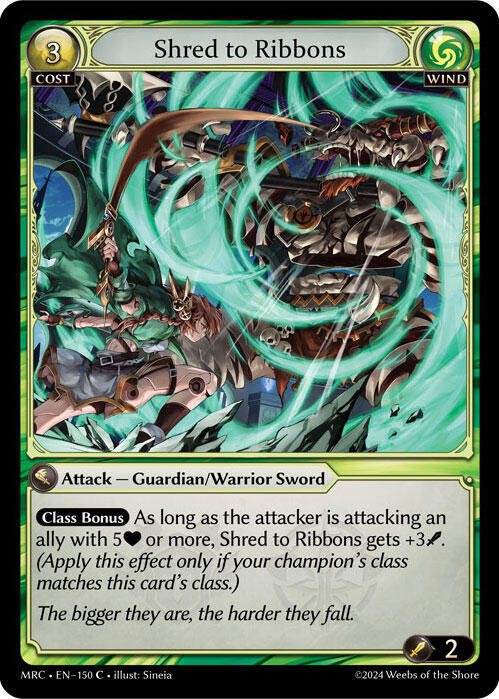 Shred to Ribbons 150 Common Mercurial Heart NM/M