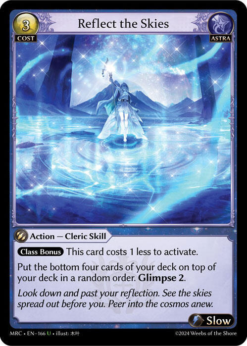 Reflect the Skies 166 Uncommon Mercurial Heart NM/M