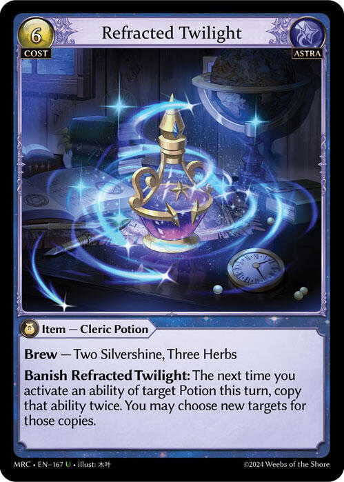 Refracted Twilight 167 Uncommon Mercurial Heart NM/M