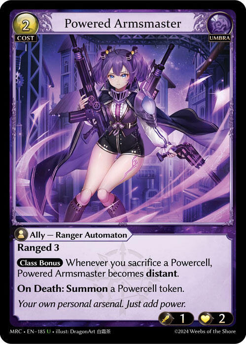 Powered Armsmaster 185 Uncommon Mercurial Heart NM/M