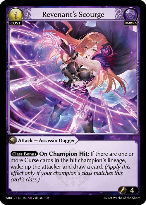 Revenant's Scourge 186 Super Rare Mercurial Heart NM/M