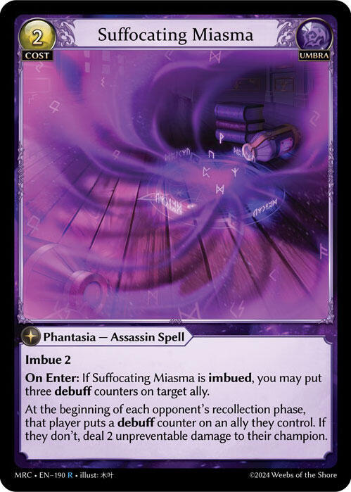 Suffocating Miasma 190 Rare Mercurial Heart NM/M