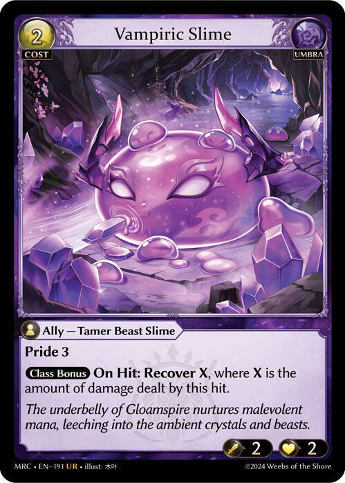 Vampiric Slime 191 Ultra Rare Mercurial Heart NM/M