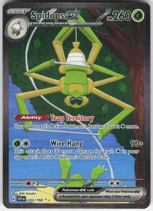 Spidops ex - Special Illustration Rare SV01: Scarlet & Violet Base Set 243/198 NM