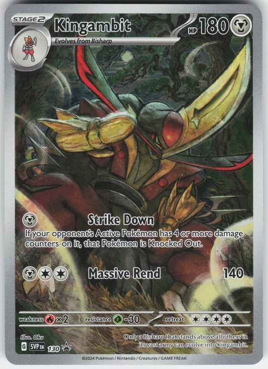 Kingambit Promo SV: Scarlet & Violet Promo Cards 130 NM