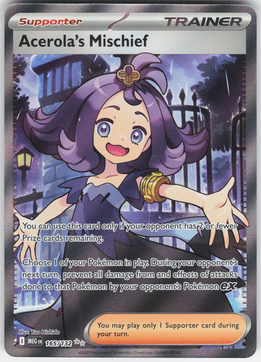 Acerola's Mischief - Ultra Rare ME01: Mega Evolution 165/132 NM
