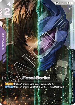 Fatal Strike (SP) (C+) ST05-014 C+ Steel Requiem NM/M