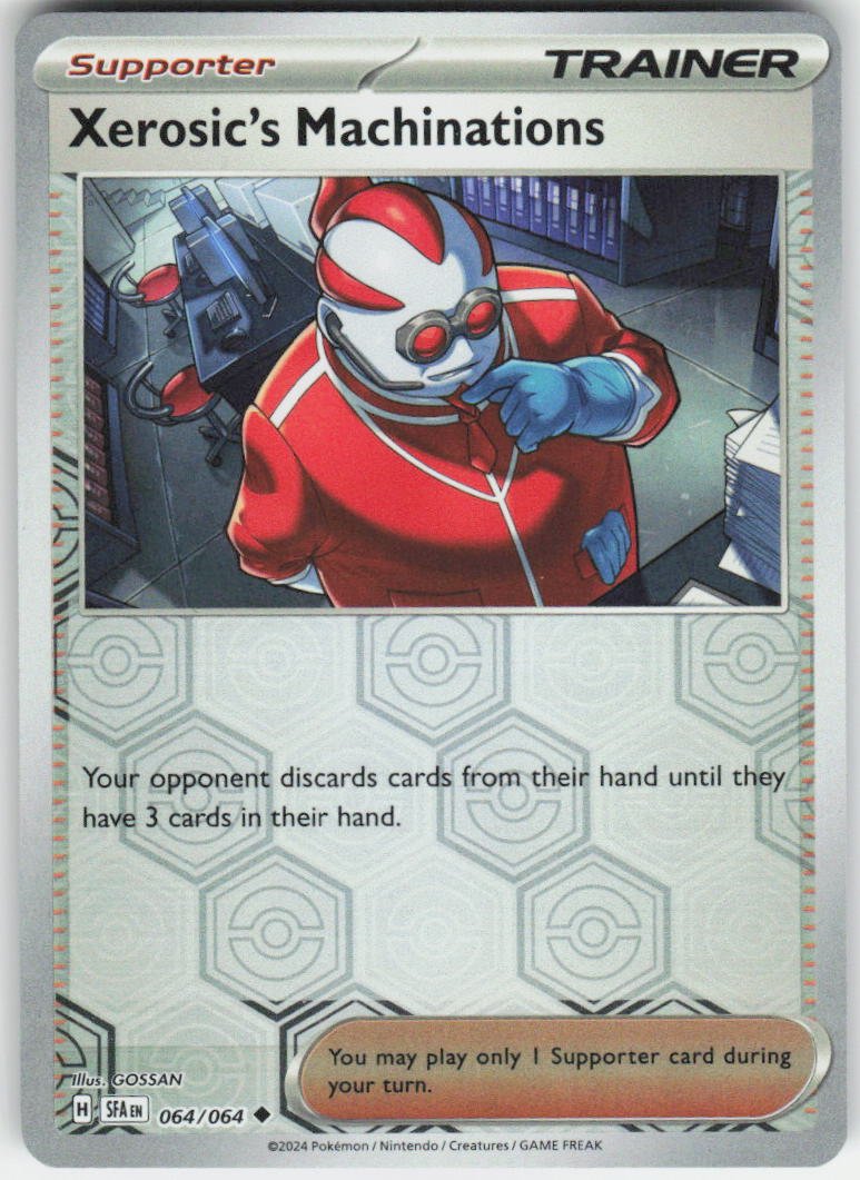 Xerosic's Machinations - Uncommon SV: Shrouded Fable 064/064 NM Rev Holo