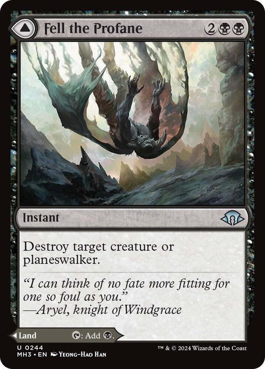 Fell the Profane 244 Uncommon Modern Horizons 3 NM/M