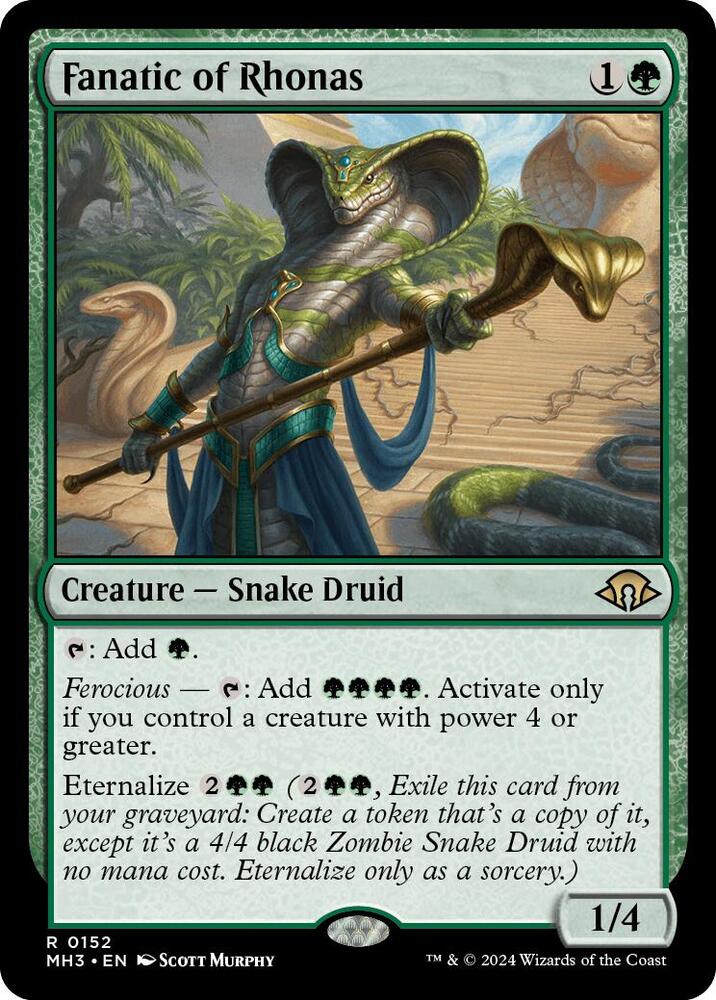 Fanatic of Rhonas 152 Rare Modern Horizons 3 NM/M