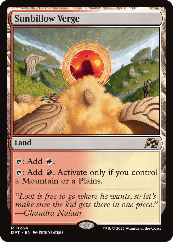Sunbillow Verge 264 Rare Foil Aetherdrift NM/M