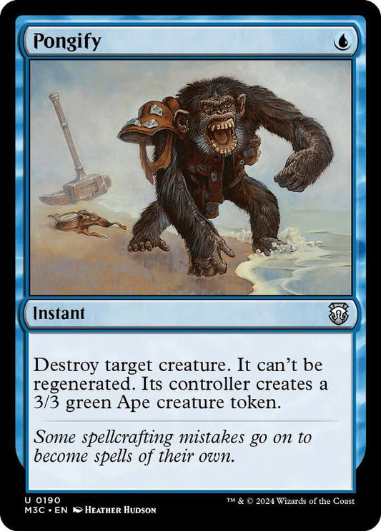 Pongify 190 Uncommon Commander: Modern Horizons 3 NM/M