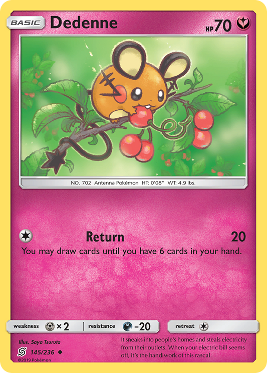 Dedenne 145/236 Uncommon Unified Minds NM/LP