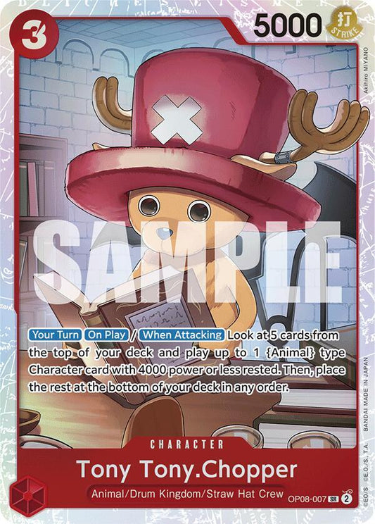Tony Tony.Chopper (007) OP08-007 Super Rare Two Legends NM/M