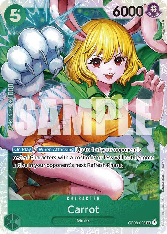 Carrot (023) OP08-023 Super Rare Two Legends NM/M