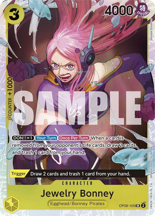 Jewelry Bonney OP08-105 Super Rare Two Legends NM/M