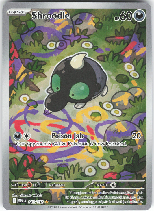 Shroodle - Illustration Rare ME01: Mega Evolution 149/132 NM