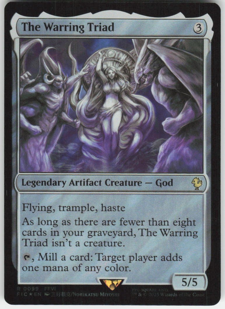 The Warring Triad (Surge Foil) R Commander: FINAL FANTASY 99 NM