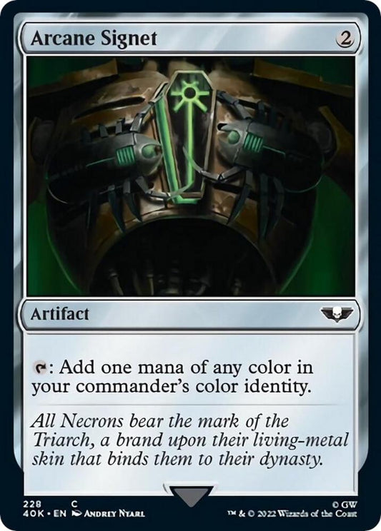 Arcane Signet (228) 228 Common Universes Beyond: Warhammer 40,000 NM/M