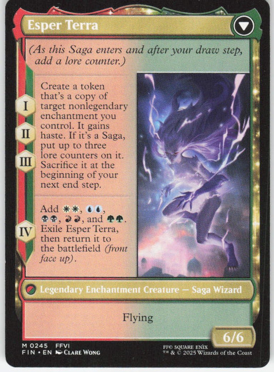 Terra, Magical Adept M FINAL FANTASY 245 NM (Back)