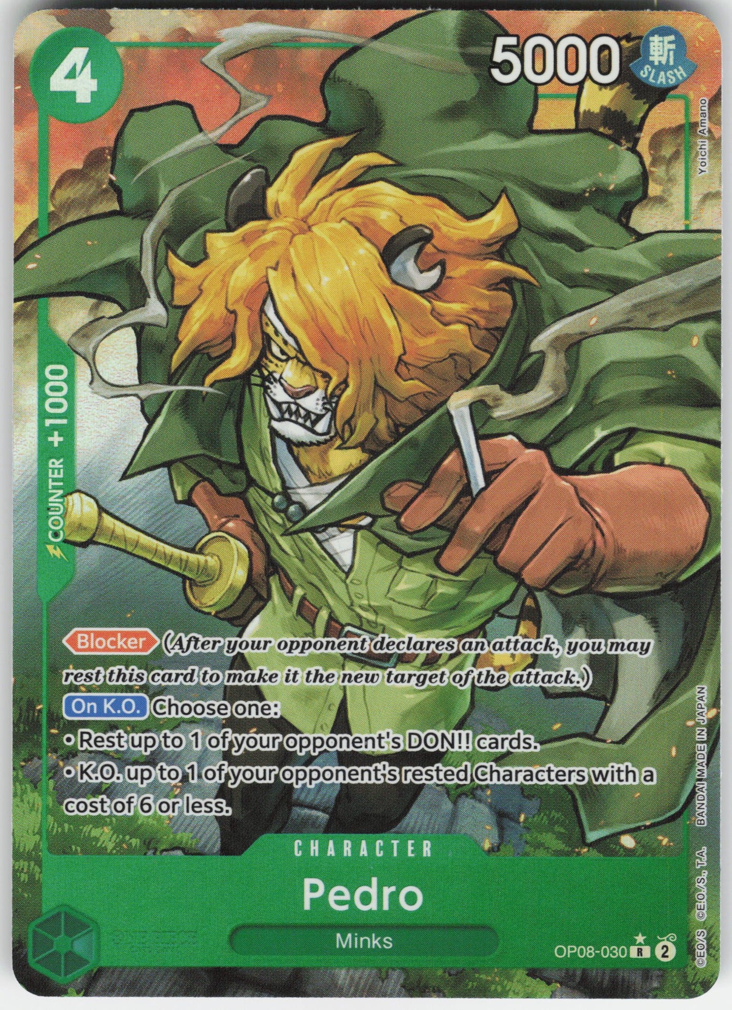 Pedro (Parallel) R Two Legends OP08-030 NM