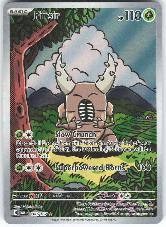 Pinsir - Illustration Rare SV06: Twilight Masquerade 168/167 NM